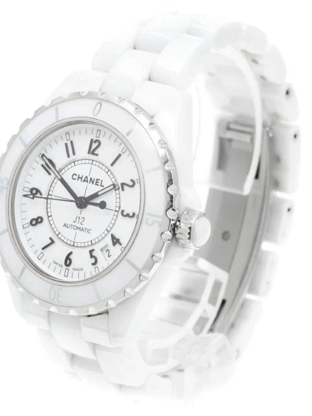 CHANEL J12 H0970 White Ceramic white Dial Automatic Men's Watch_944849